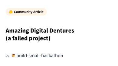 Amazing Digital Dentures (a failed project)