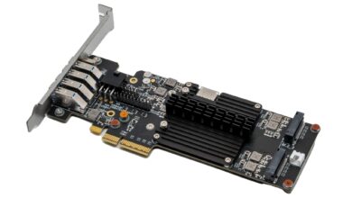 AMD B650 expansion cards hit retail starting at $199 — add four M.2 PCIe 4.0 slots and 11 USB ports to any PC with a PCIe slot